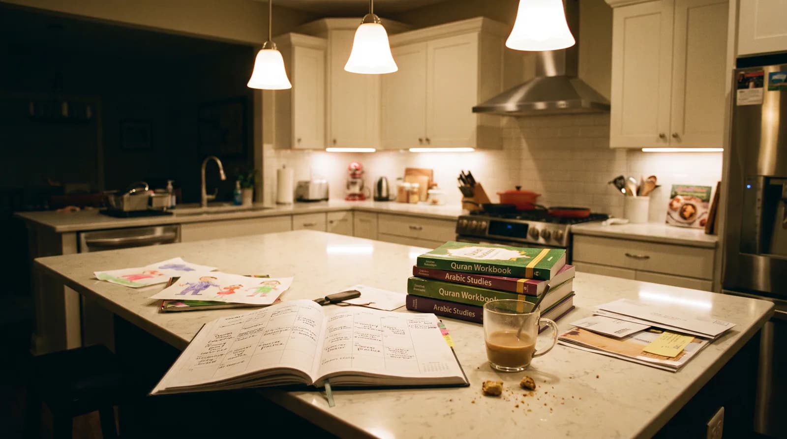 Cover image for the article: Avoiding Burnout in the Overscheduled Muslim Family